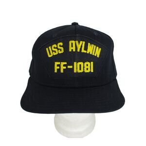 U.S. Navy USS Aylwin FF-1081 Snapback Hat Cap Vintage